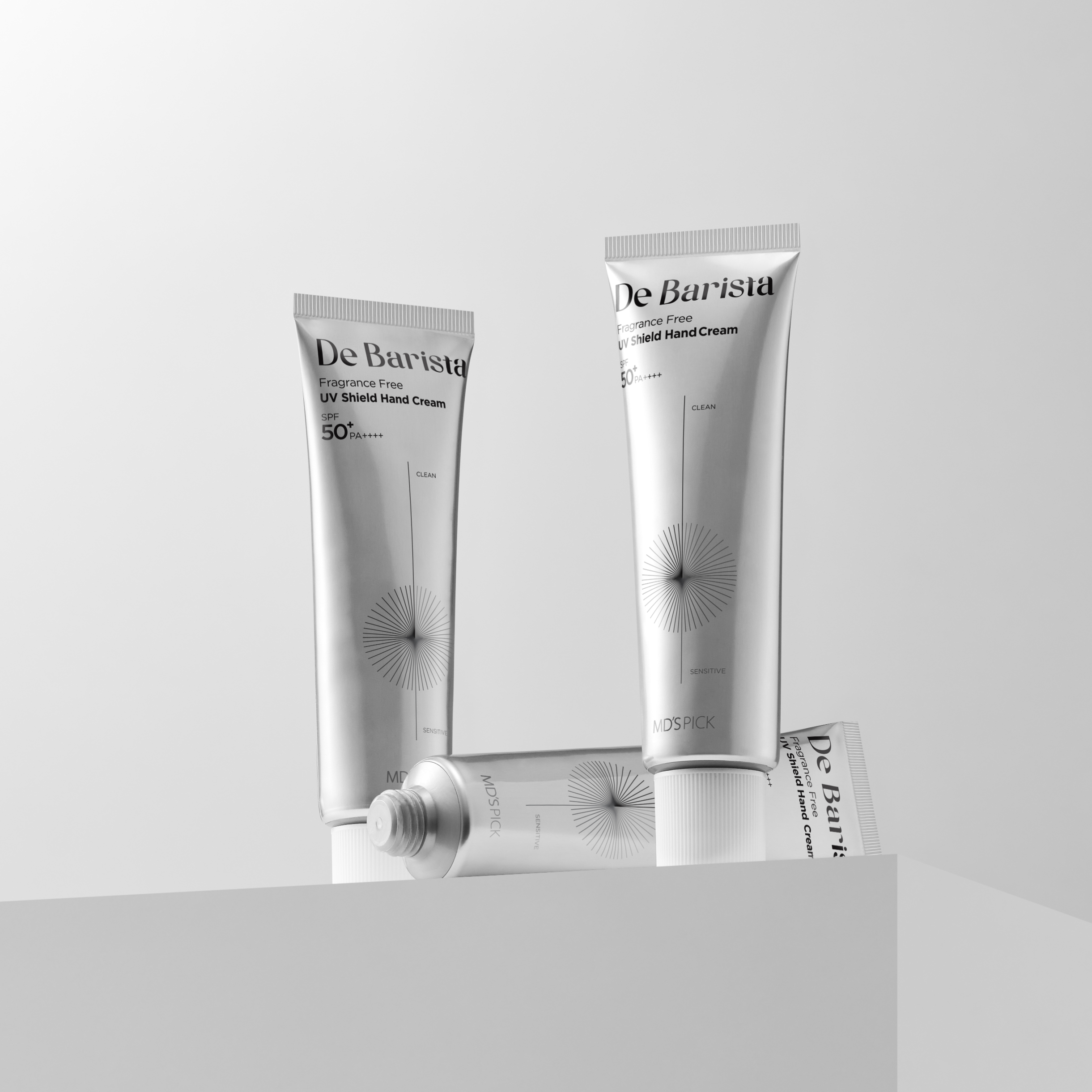 De Barista Unscented Sun Shield Hand Cream SPF50+ PA++++